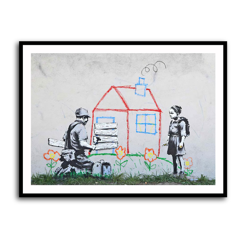 Crayon for Closure Banksy Wall Art